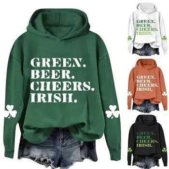 Женские топы с круглым вырезом, хлопковый женский модный пуловер с длинным рукавом и круглым вырезом L