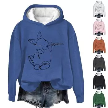 Женские топы с круглым вырезом, хлопковый женский модный пуловер с длинным рукавом и круглым вырезом XXL синий