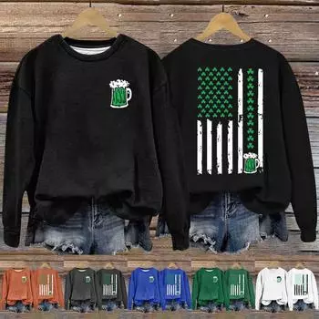 Женские топы с круглым вырезом, хлопковый женский повседневный модный пуловер с длинным рукавом и круглым вырезом XXXXL