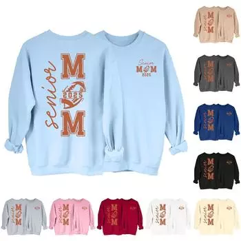 Женские топы с круглым вырезом и принтом из хлопка, повседневная мода, длинный рукав, пуловер, топ, блузка L хаки