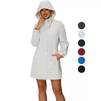 Женские тренчи, пальто, длинные рукава, съемные куртки с капюшоном, ветровка с защитой от брызг, осенне-весенняя тонкая верхняя одежда S грязно-белый