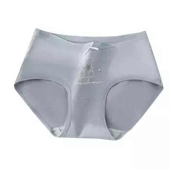 Женские треугольные брюки с милым принтом и без знаков, удобное нижнее белье, хлопковое дышащее нижнее белье M
