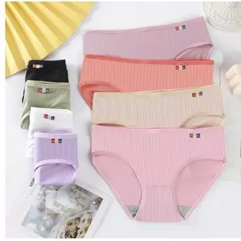 Женские треугольные брюки с подъемом бедер, большое дышащее нижнее белье со средней талией, M-XL M белый