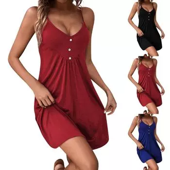 Женские трикотажные платья для похудения с глубоким V-образным вырезом на талии L чёрный