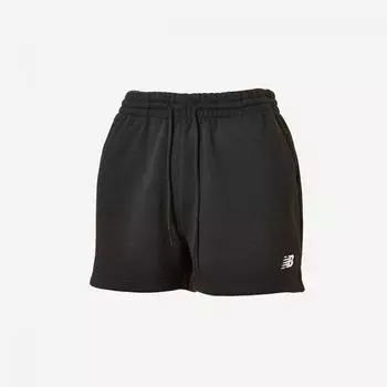 Женские трикотажные шорты New Balance NBNVEBS042 19 Черный
