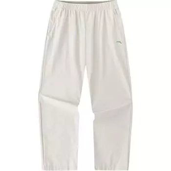 Женские трикотажные спортивные брюки Anta Training Series с защитой от солнца, устойчивые к ультрафиолетовому излучению, прямого покроя, светло-хаки 962427502-2 S