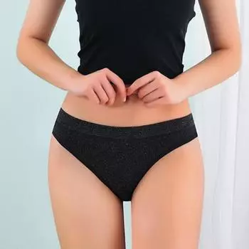 Женские трусики бесшовные с низкой талией эластичные с хорошей воздухопроницаемостью трусы с приподнятой попоной однотонные влагоотводящие трусы для занятий спортом и работы S