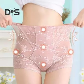 Женские трусики, бесшовные тонкие кружевные трусы с высокой талией, высокая эластичность, хорошая воздухопроницаемость, приподнятые ягодицы, облегающие тонкие быстросохнущие повседневные спортивные трусы, женские трусы M розовый