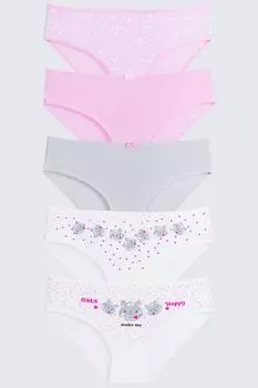 Женские трусики больших размеров (5 шт.)