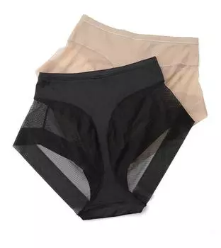 Женские трусики для похудения с высокой талией, трусы с контролем живота, женские трусы-тренеры, корректирующее белье для ягодиц, корректирующее белье M бежевый