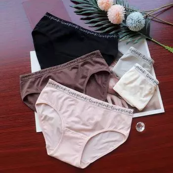 Женские трусики, дышащие простые английские нижнее белье с низкой посадкой, женские удобные трусы с подтяжкой бедер, женские трусы M чёрный