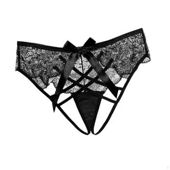 Женские трусики мягкие дышащие банты для пар, которые встречаются, медовый месяц, вечеринка