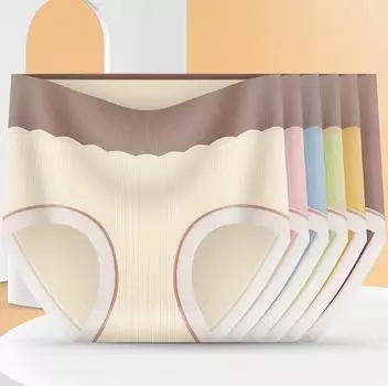 Женские трусики, однотонные, эластичные, со средней талией, бесшовные, тонкая нить, мягкие антисептические, дышащие, интимная одежда, женское нижнее белье, трусы