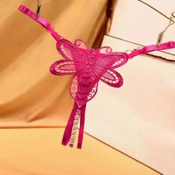 Женские трусики, однотонные, соблазнительные, дышащие, без вырезов, без ограничений, с имитацией жемчуга, с открытой попкой, с низкой талией, женские трусы