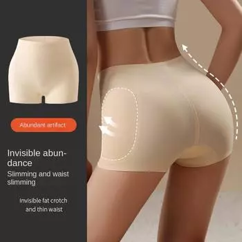 Женские трусики пуш-ап с мягкой подкладкой, формирователь ягодиц, поддельные ягодицы, подушечки на бедра, невидимые трусики с контролем, трусы, нижнее белье, нижнее белье L