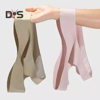 Женские трусики с низкой талией, антисептические, бесшовные, тонкие, однотонные, мягкие, дышащие, быстросохнущие, из ледяного шелка, стринги, женское нижнее белье M чёрный