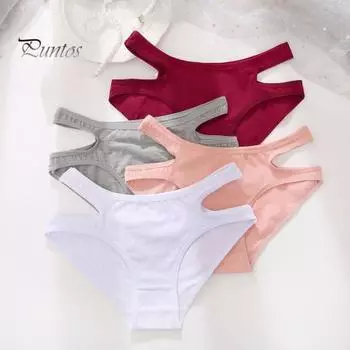 Женские трусики с открытой средней талией, однотонные, эластичные, мягкие, антисептические, дышащие, бесшовные, защищающие от воздействия женские трусы, женские трусы, нижнее белье S белый