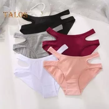 Женские трусики с открытой средней талией, однотонные, эластичные, мягкие, антисептические, дышащие, бесшовные, защищающие от воздействия женские трусы, женские трусы, нижнее белье S белый