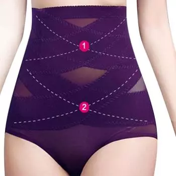 Женские трусики с высокой талией, дышащие сетчатые трусики, утягивающее живот, нижнее белье, корректирующее белье больших размеров, одежда L чёрный