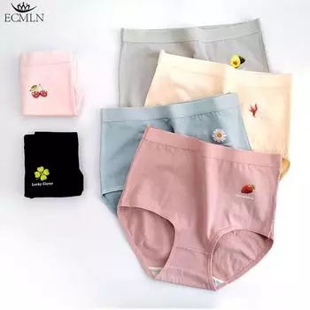 Женские трусики с высокой талией из хлопка, трусы, нижнее белье, трусы больших размеров, женские трусики, нижнее белье для женщин