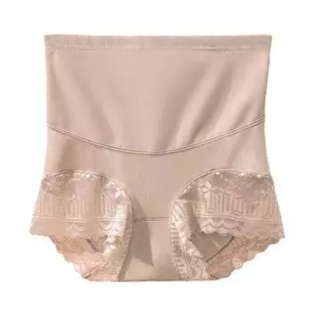 Женские трусики с высокой талией, мягкие эластичные кружевные антисептические утягивающие дышащие послеродовые трусы для йоги больших размеров, трусы M