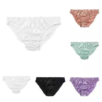 Женские трусики шелковые атласные стринги трусики сексуальное женское белье нижнее белье трусики L