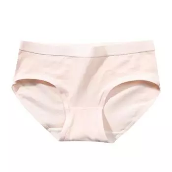 Женские трусики средней длины, нить, однотонные, мягкие, эластичные, быстросохнущие, антисептические, не садятся, женские трусы, нижнее белье для женщин M красный