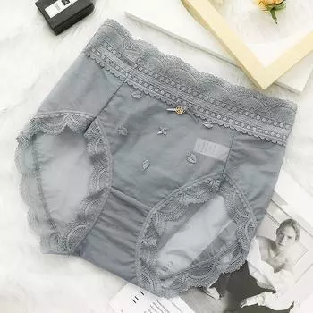 Женские трусики, удобные трусы для девочек, мягкие трусы средней длины Waizr, сексуальное женское белье M абрикосовый