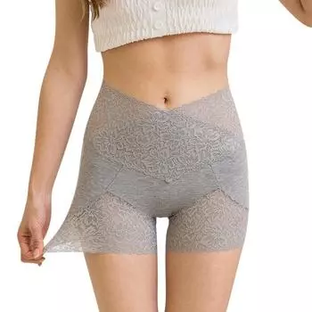 Женские трусики, защитные штаны, кружевные шорты с высокой талией, нижнее белье L