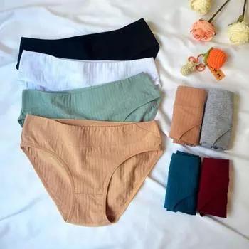 Женские трусы, бесшовные, однотонные, мягкие, со средней талией, влагоотводящие, эластичные, антисептические, с подтяжкой ягодиц, большие размеры, женские XL красный