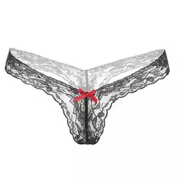Женские трусы кружевные легкие с низкой посадкой однотонные Free size