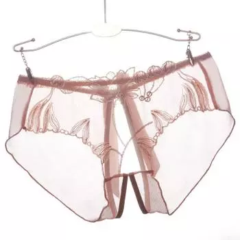 Женские трусы с цветочным принтом большого размера M-2XL, сетчатая ночная рубашка с принтом XL