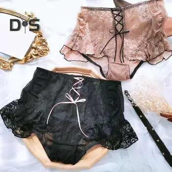 Женские трусы с перекрестной шнуровкой и высокой талией, легкие кружевные трусы с подтяжкой бедер, сетчатые трусики из пряжи, повседневная одежда 2XL розовый