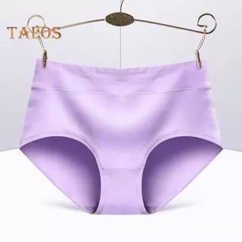 Женские трусы со средней талией, однотонные хлопковые трусы с хорошей воздухопроницаемостью, быстросохнущие спортивные повседневные трусы, женские трусики XXL серый