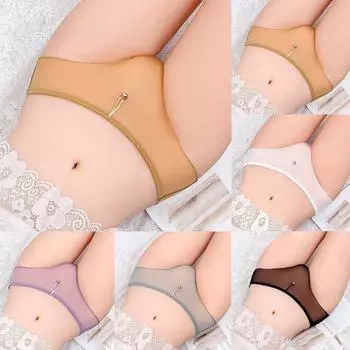 Женские трусы-стринги с низкой талией M