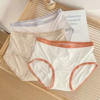 Женские трусы, тонкое нижнее белье, удобные, без следов, высокоэластичные спортивные трусики для девочек M