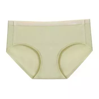 Женские трусы, женские бесшовные шелковые трусики с промежностью для маленьких девочек, антибактериальное сексуальное нижнее белье больших размеров, женские треугольные трусики M телесный