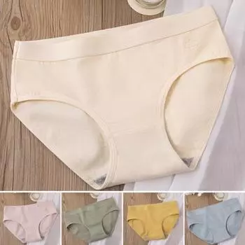 Женские трусы, женские трусы, однотонные, эластичные, антисептические, бесшовные, впитывающие влагу, со средней талией, с контролем живота, женское нижнее белье XL бежевый