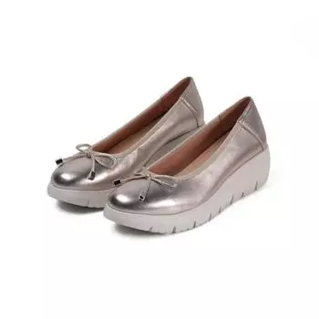 Женские туфли-бабочки Криперы Повседневные туфли из натуральной кожи на плоской подошве Кроссовки Балетки Мягкая подошва Слипоны Плюс Размер 42 35