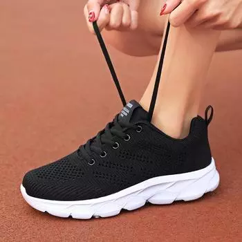 Женские туфли белые кроссовки женские 2024 новые летние дышащие амортизирующие легкие кроссовки с мягкой подошвой детские 35