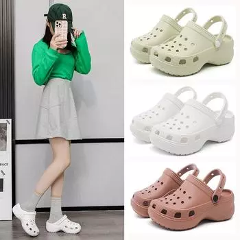 Женские туфли Coros на платформе, модные новые летние сандалии без застежек для отдыха на открытом воздухе