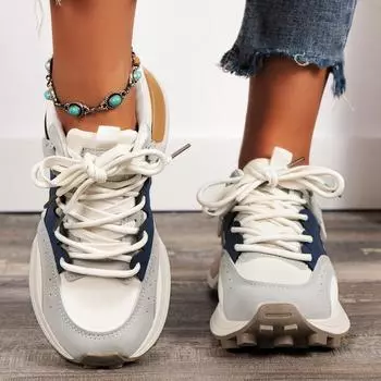 Женские туфли для папы на толстой подошве, новые универсальные туфли Форреста Гампа, спортивная обувь для бега и отдыха 35