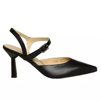 Женские туфли из натуральной кожи из специальной коллекции на высоком каблуке