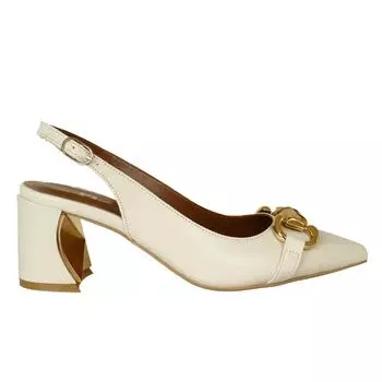 Женские туфли из натуральной кожи из специальной коллекции на высоком каблуке