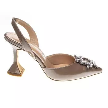 Женские туфли из натуральной кожи из специальной коллекции на высоком каблуке