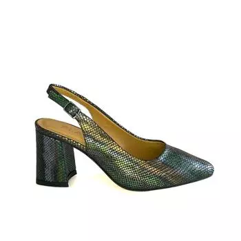 Женские туфли из натуральной кожи из специальной коллекции на высоком каблуке