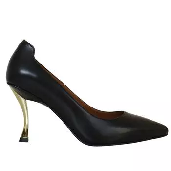 Женские туфли из натуральной кожи из специальной коллекции на высоком каблуке
