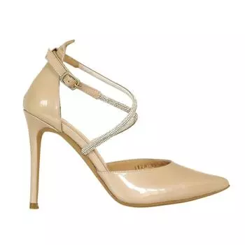 Женские туфли из натуральной кожи из специальной коллекции на высоком каблуке