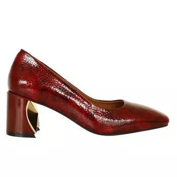 Женские туфли из натуральной кожи из специальной коллекции на высоком каблуке