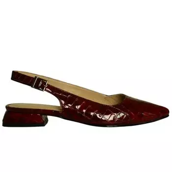 Женские туфли из натуральной кожи на низком каблуке